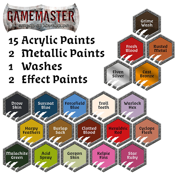 Gamemaster - Wandering Monsters Paint Set