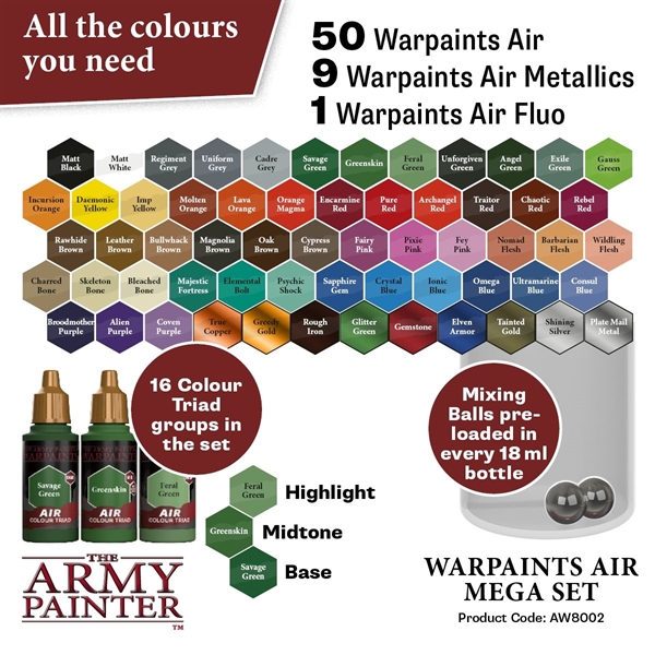 The Army Painter - Warpaints Air Mega Set