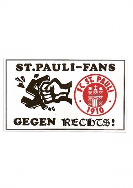 FC St. Pauli - Gegen Rechts, Aufkleber