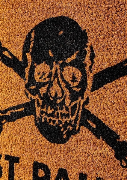 FC St. Pauli - Totenkopf, Fu�matte Kokos