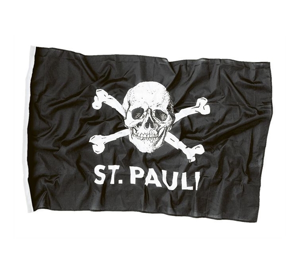 FC St. Pauli - Totenkopf, Hissfahne