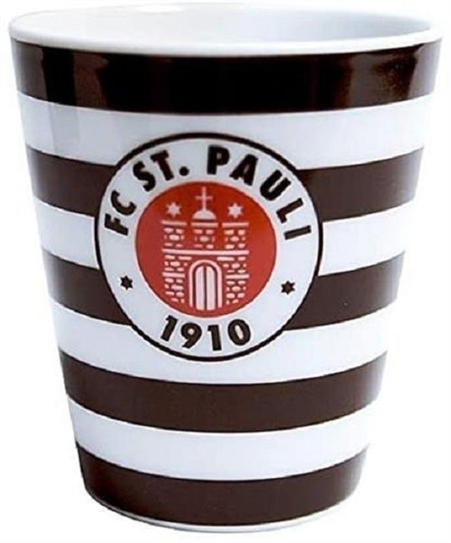 FC St. Pauli - Logo Streifen, Kaffeebecher