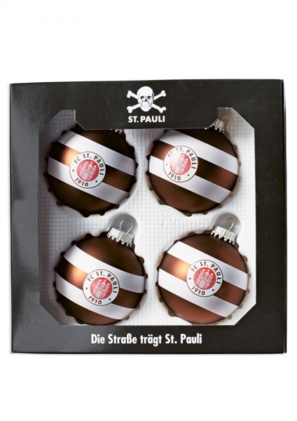 FC St. Pauli - Logo, Christbaumkugeln
