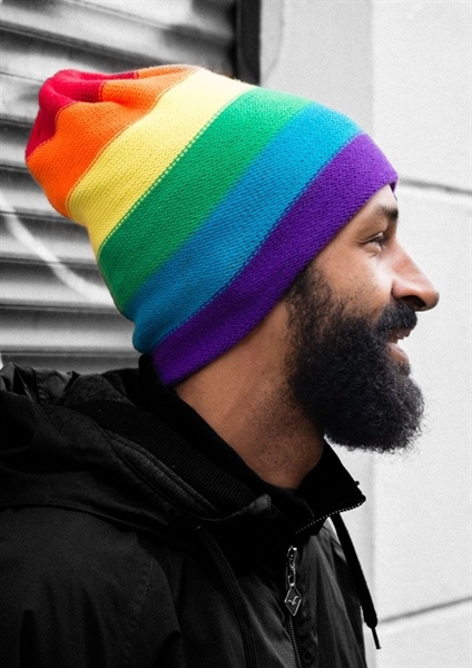 FC St. Pauli - Regenbogen, Winterm�tze