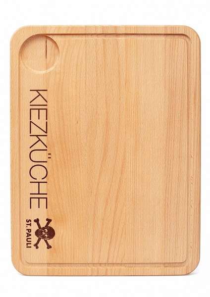 FC St. Pauli - Totenkopf, Servier/Tranchierbrett