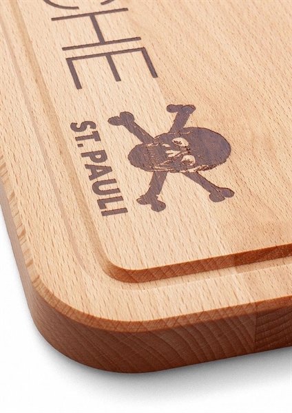 FC St. Pauli - Totenkopf, Servier/Tranchierbrett