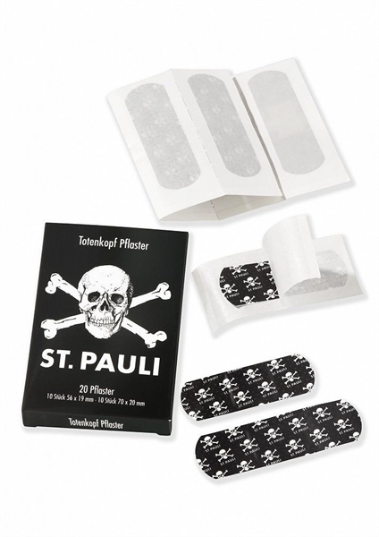 FC St. Pauli - Totenkopf, Pflaster