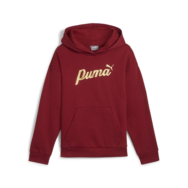 Puma - ESS+ SCRIPT Metallic Hoodie FL G, Hoodie