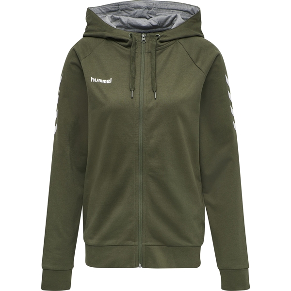 HUMMEL - hmlGO Cotton ZIP Hoodie Woman, Pullover