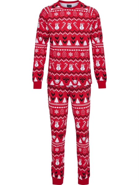 HUMMEL - Christmas Pyjama Unisex, Oberteil & Hose