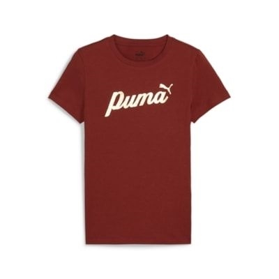 PUMA - ESS+ SCRIPT Metallic Tee G, T-Shirt