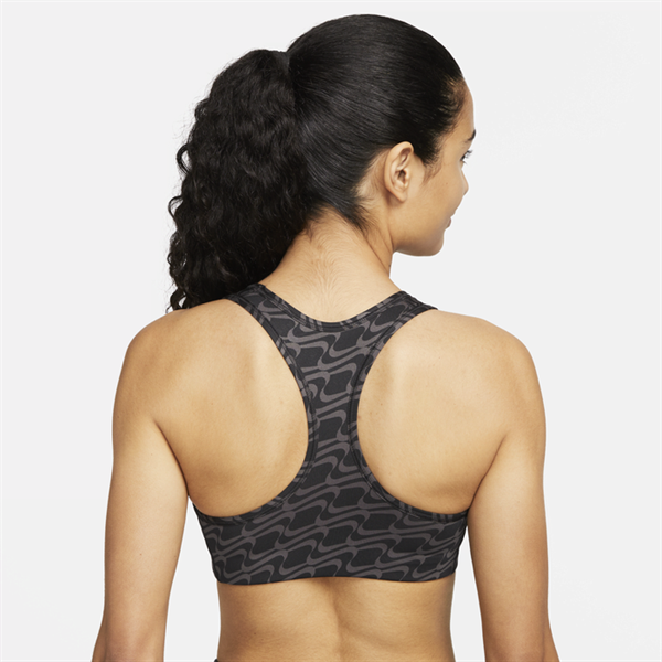 Nike-W NK DF SWSH IC AOP GX BRA,BLACK/DK DRIF, BH