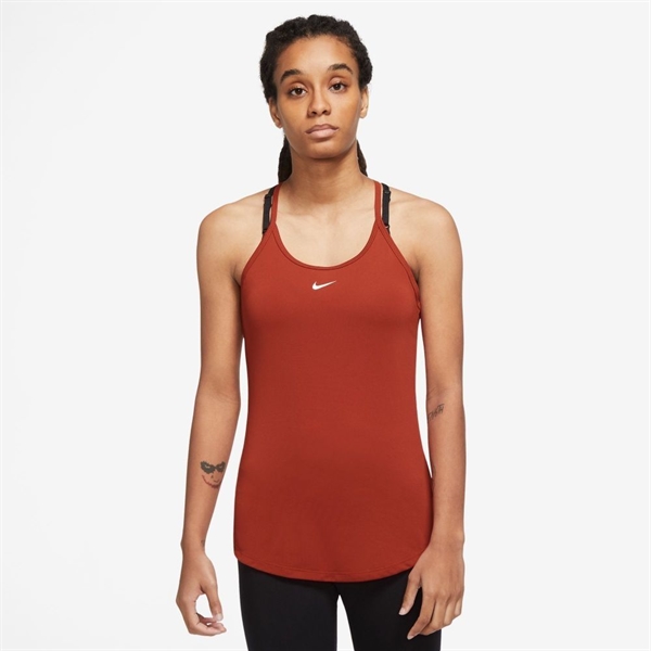 Nike-NIKE DRI-FIT ONE ELASTIKA WOME,CINNABAR, Top
