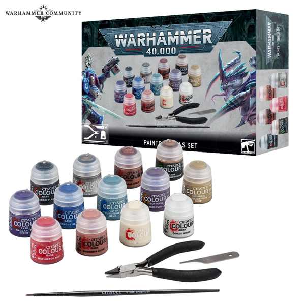 Warhammer 40 K - Farben + Werkzeugset