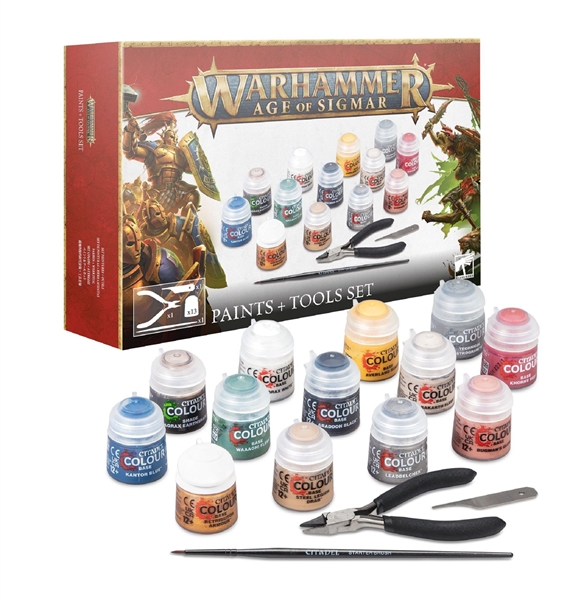 Warhammer Age of Sigmar - Farben + Werkzeugset