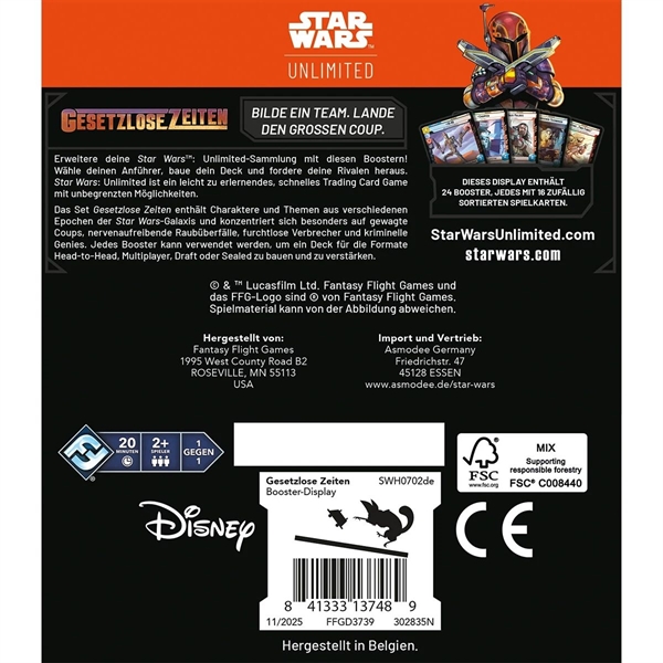 Star Wars: Unlimited - Gesetzlose Zeiten