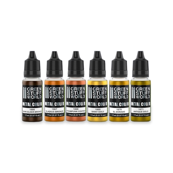 Green Stuff World -Metallic Colours Set: Gold