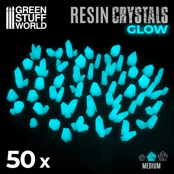Green Stuff World - GLOW Resin Kristalle Medium