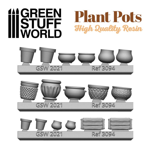 Green Stuff World - Resin Pflanzent�pfe