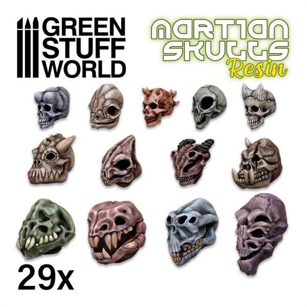 Green Stuff World - Resin Alien Sch�del