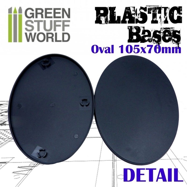 Green Stuff World - Plastik Bases Oval