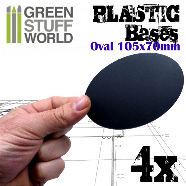 Green Stuff World - Plastik Bases Oval