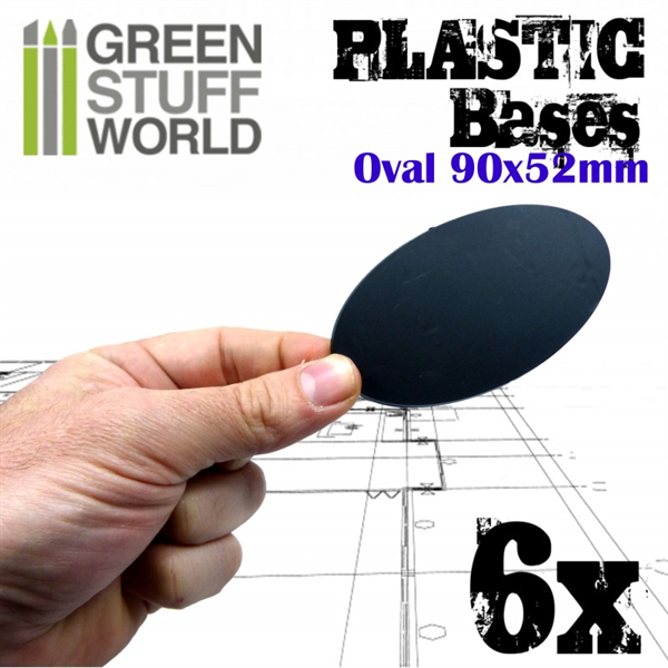 Green Stuff World - Plastik Bases Oval