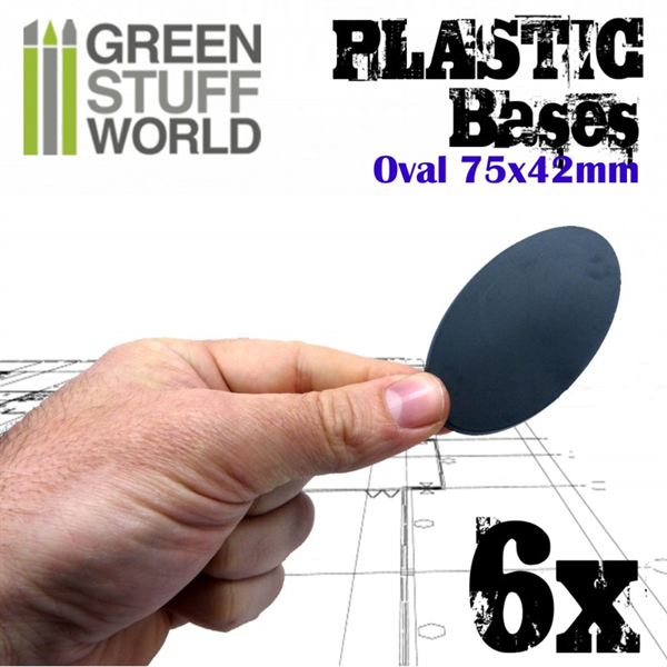 Green Stuff World - Plastik Bases Oval