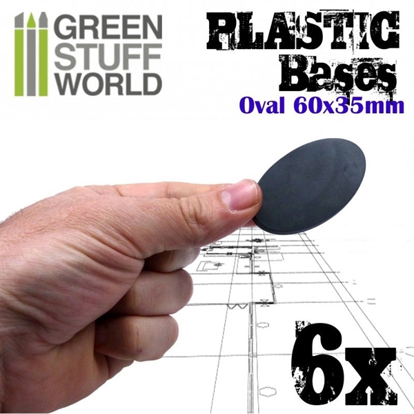 Green Stuff World - Plastik Bases Oval