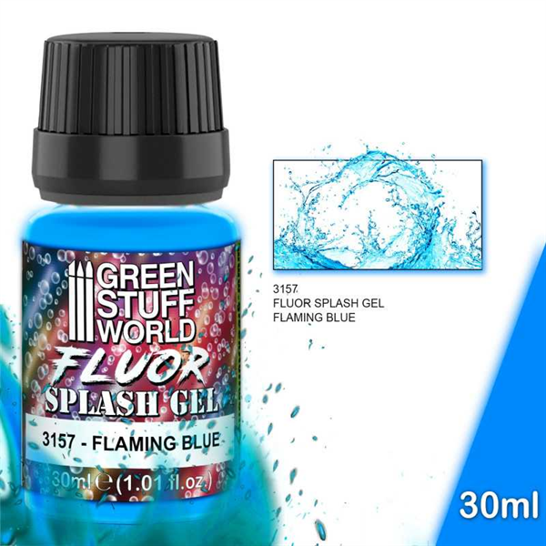 Green Stuff World - Splash Gel, Flaming Blue