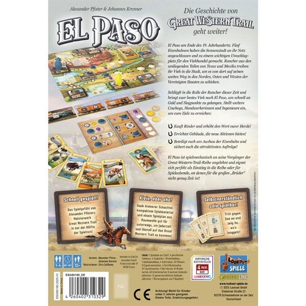 Lookout Spiele - Great Western Trail: El Paso