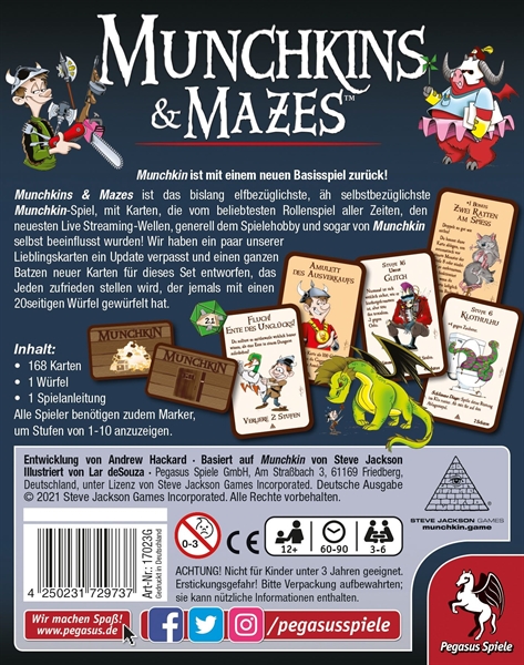 Pegasus - Munchkin, Munchkins & Mazes