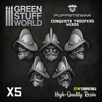 Puppetswar - Conquista Troopers K�pfe