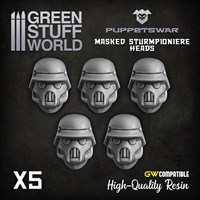 Puppetswar - Sturmpioniere (Maske) K�pfe
