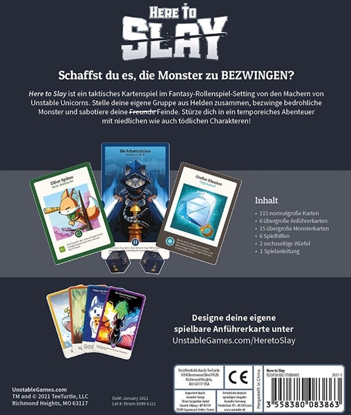 UnstabeGames - Here to Slay