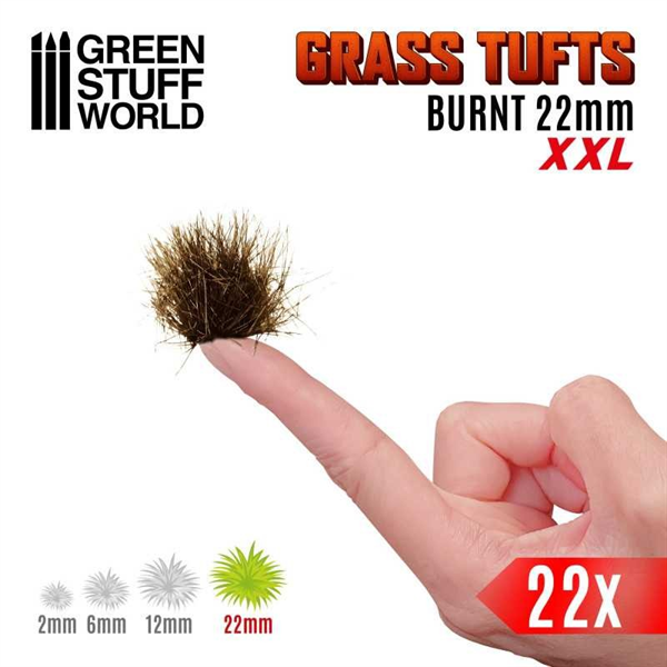 Green Stuff World - Grass Tufts, Burnt