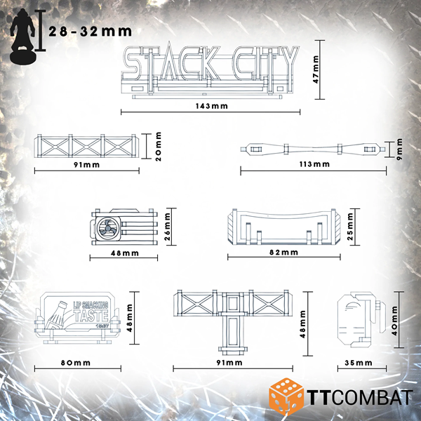 TTCombat - Stack City Accessories