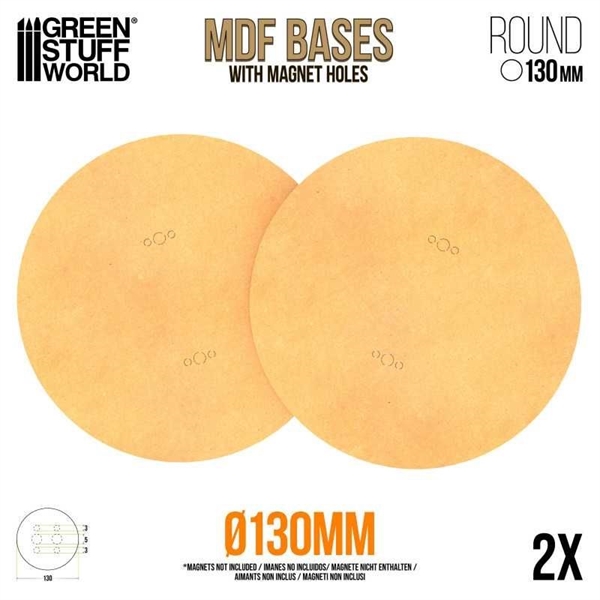 Green Stuff World - MDF Bases Rund