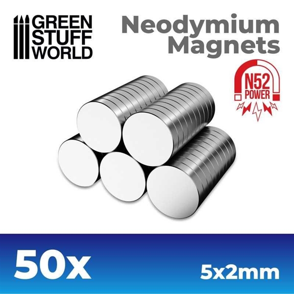 Green Stuff World - Neodym-Magnete 5x2mm