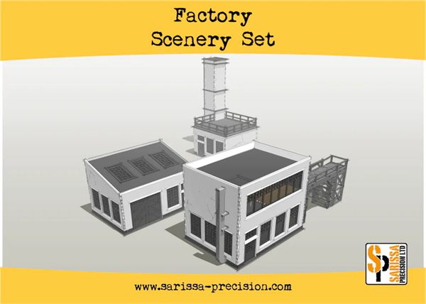 Sarissa Precision - Factory Scenery Set