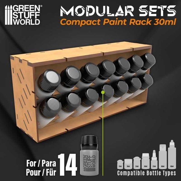 Green Stuff World - Modulares MDF Regal, Kompakt