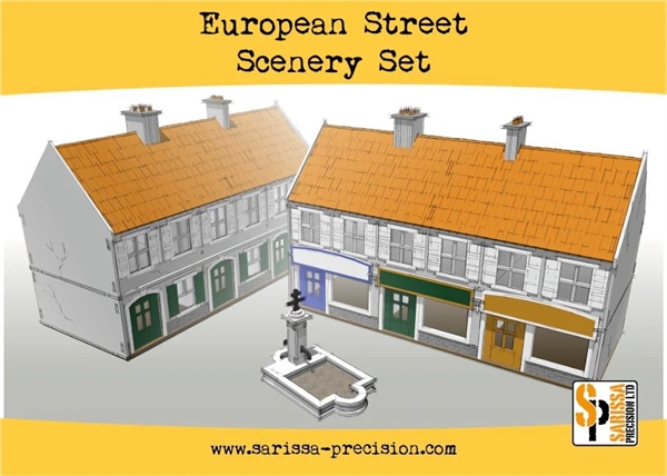 Sarissa Precision - European Street Scenery Set