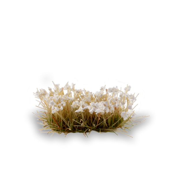 Gamers Grass - White Rose Flowers (6mm)