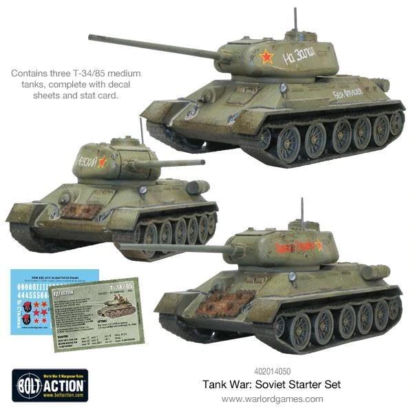 Bolt Action WW2 - Tank War: Soviet Army