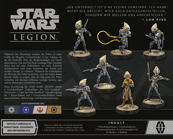 Star Wars: Legion - Fu�soldaten des Pyke-Syndikats