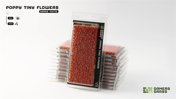 Gamers Grass - Poppy Tiny Flowers (4mm)