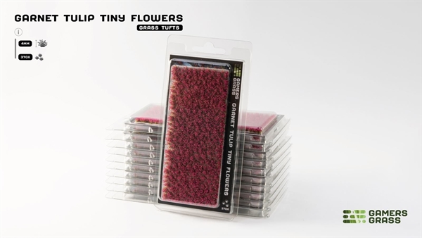 Gamers Grass - Garnet Tulip Tiny Flowers (4mm)