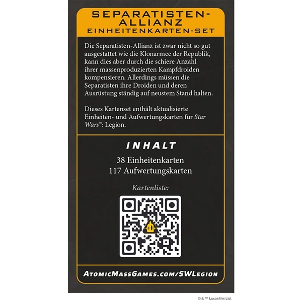 Star Wars: Legion - Separatisten Allianz