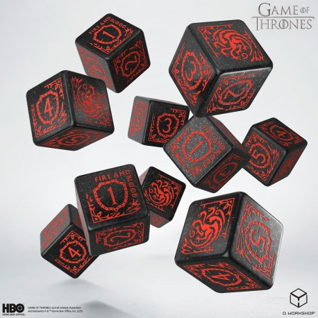 Q-Workshop - Game of Thrones, Dice Set D6
