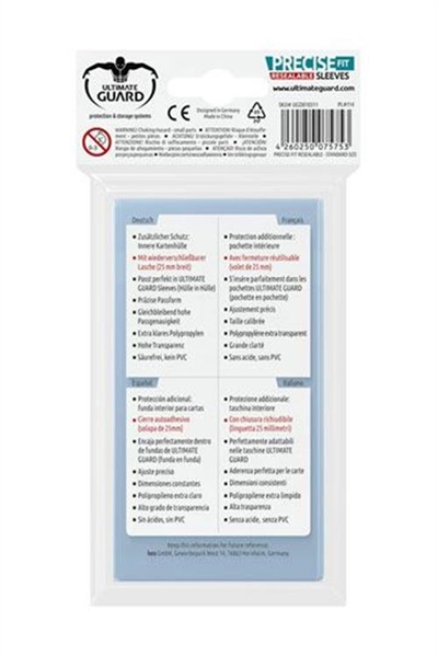 Ultimate Guard - Precise-Fit Sleeves Standardgr��e